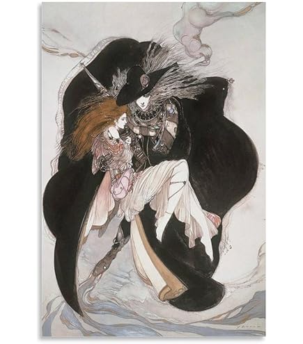 Amazon.co.jp: Yoshitaka Amano 壁の絵 天野喜孝ポスター 壁飾り